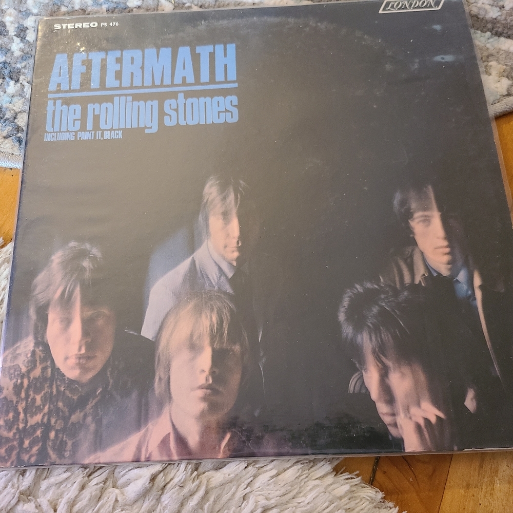 The Rolling Stones Aftermath. Vintage vinyl album.  LIKE NEW black LP